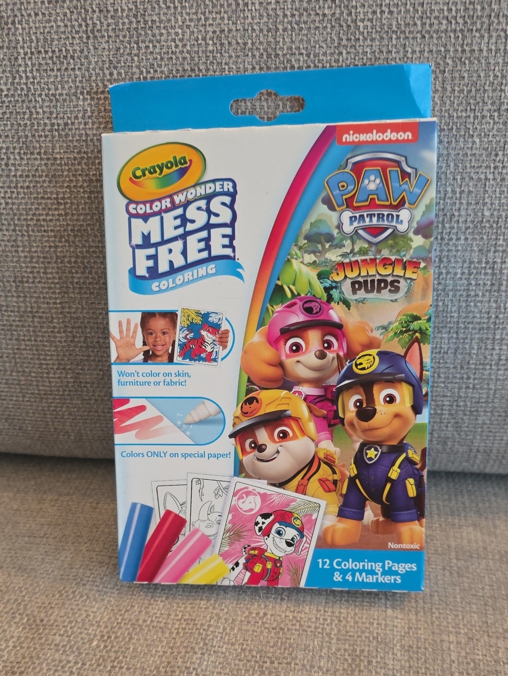 Crayola Color Wonder Mess Free Paw Patrol Jungle Pups Coloring Set - Multicolor